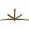 Ekena Millwork Alberta Rough Sawn Timber Gable Bracket, Douglas Fir, 96"W x 52"H x 4"D x 4"F, 13/12 Pitch GBW096X52X0404ALB00RDF - alternate 3